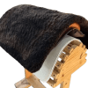 Cojinillo de Cuero de Oveja negro - Alta Calidad